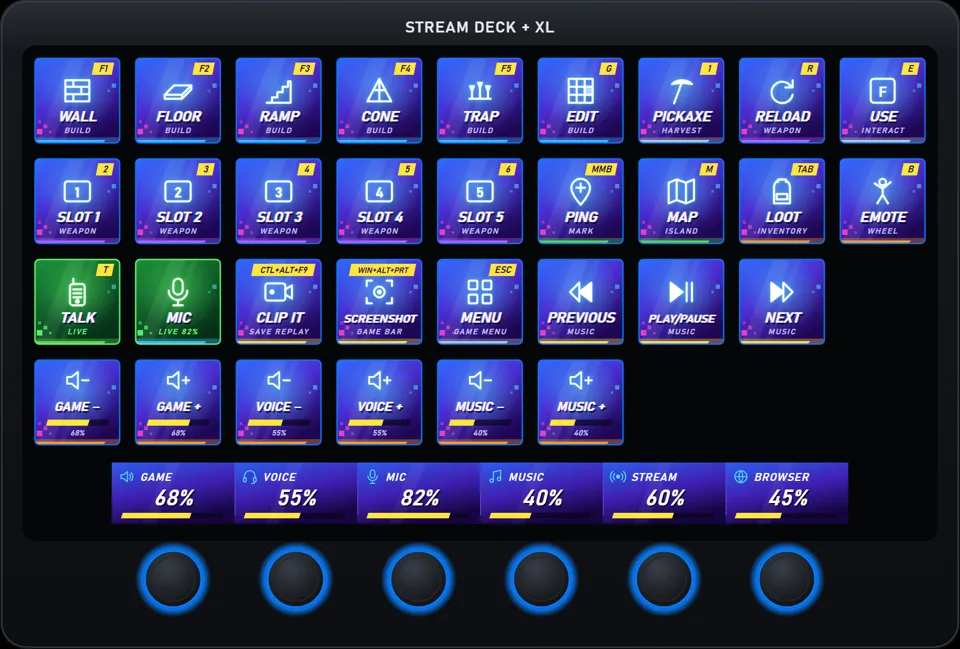 Fortnite Stream Decks